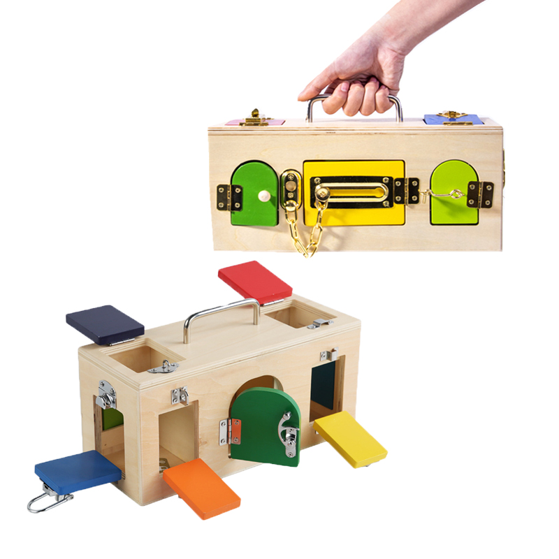 Board Game Box - Boîte de verrouillage Montessori, jouet d'activité