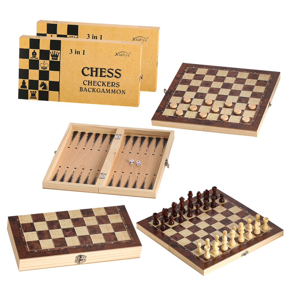 Board Game Vantage - Jeu de Backgammon et d'échecs en