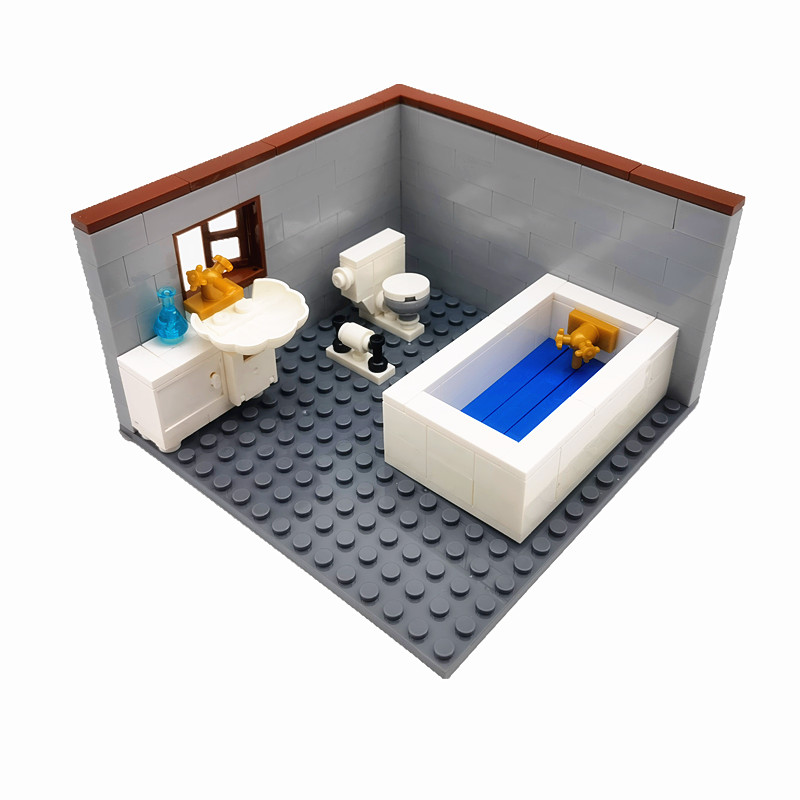 Lego Set Creator - Blocs de ville classiques compatibles, meubles