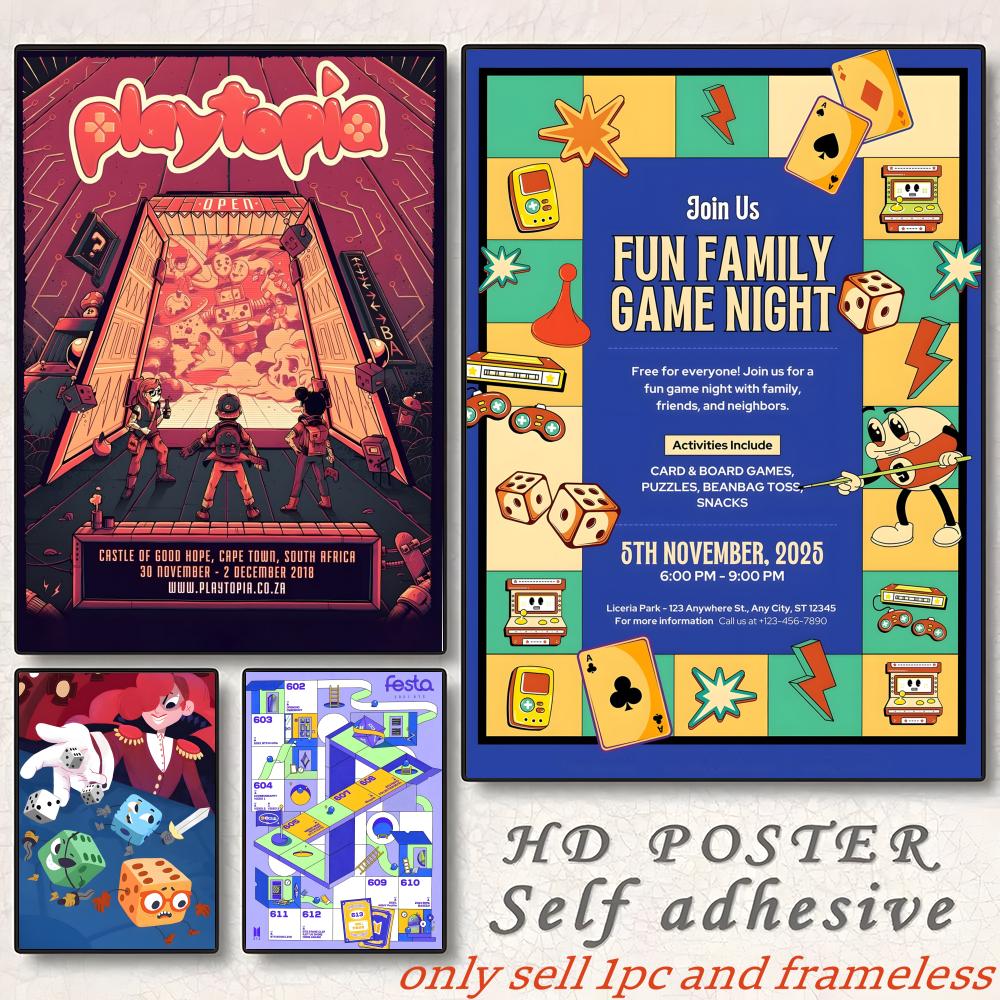 Affiche murale de jeu de socié - Board Game Film avis et prix